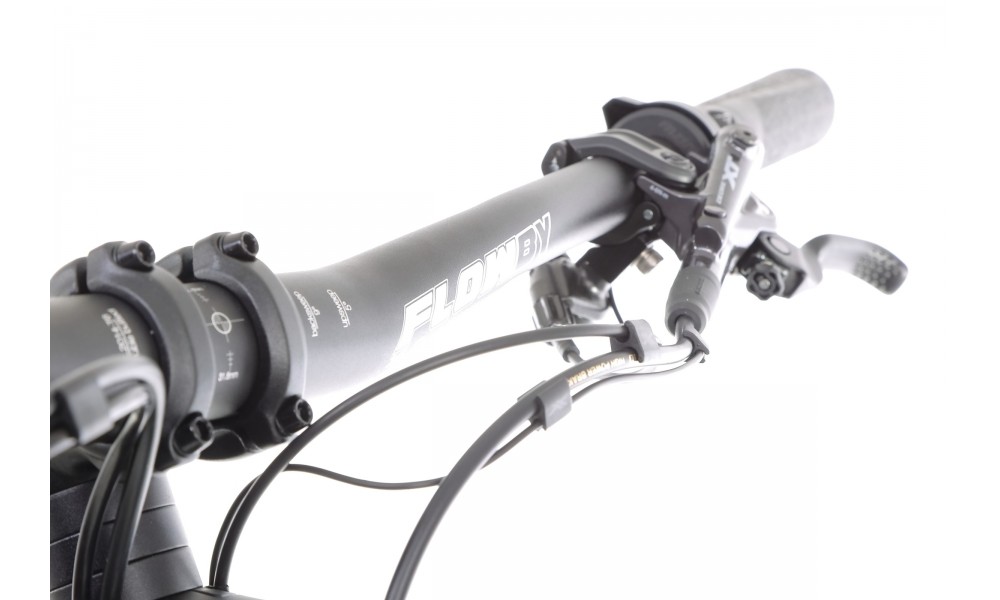 Rower górski elektryczny Haibike LYKE CF 11 - szaro-piaskowo-limonkowy