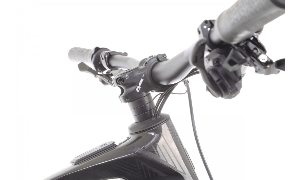 Rower górski elektryczny Haibike LYKE CF 11 - szaro-piaskowo-limonkowy