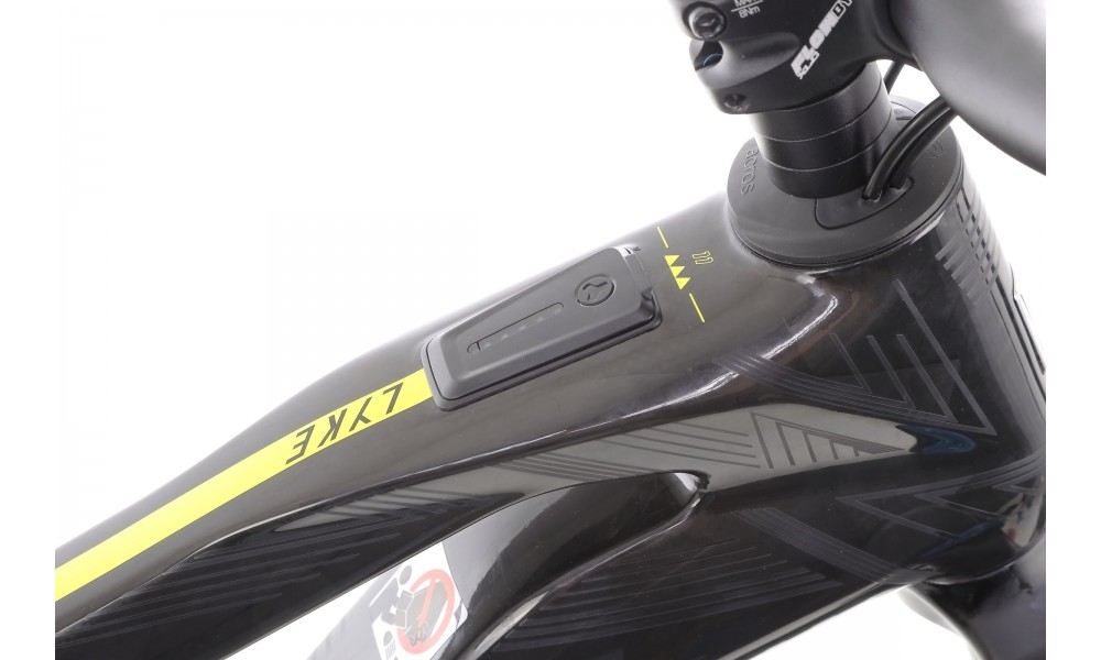 Rower górski elektryczny Haibike LYKE CF 11 - szaro-piaskowo-limonkowy