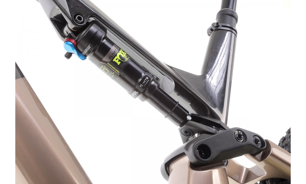 Rower górski elektryczny Haibike LYKE CF 11 - szaro-piaskowo-limonkowy