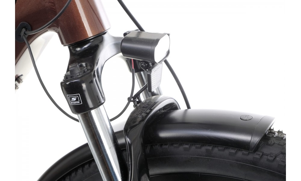 Rower trekkingowy elektryczny Lapierre E-EXPLORER 6.5 High - brązowy