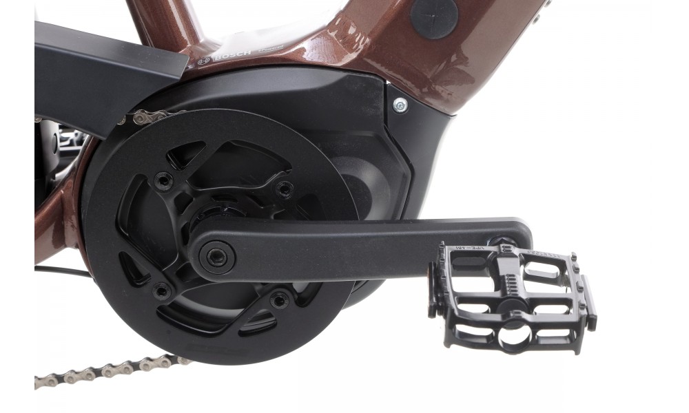 Rower trekkingowy elektryczny Lapierre E-EXPLORER 6.5 High - brązowy