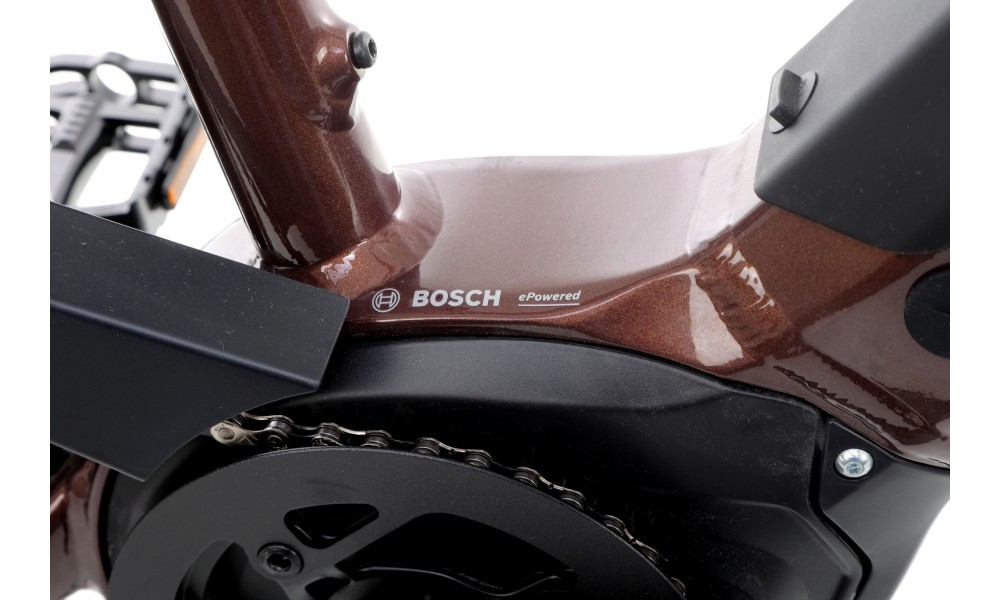 Rower trekkingowy elektryczny Lapierre E-EXPLORER 6.5 High - brązowy