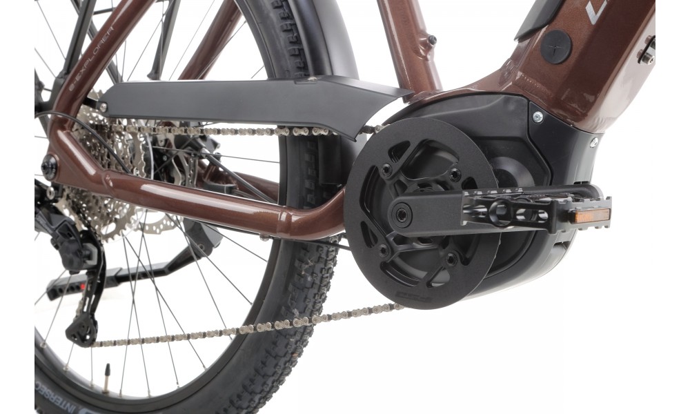 Rower trekkingowy elektryczny Lapierre E-EXPLORER 6.5 High - brązowy