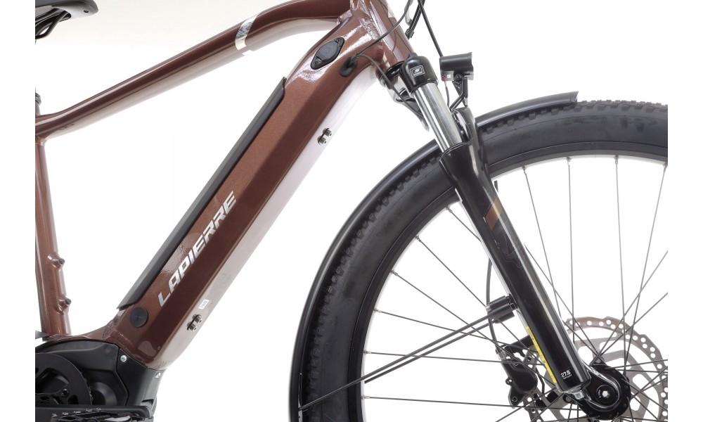Rower trekkingowy elektryczny Lapierre E-EXPLORER 6.5 High - brązowy