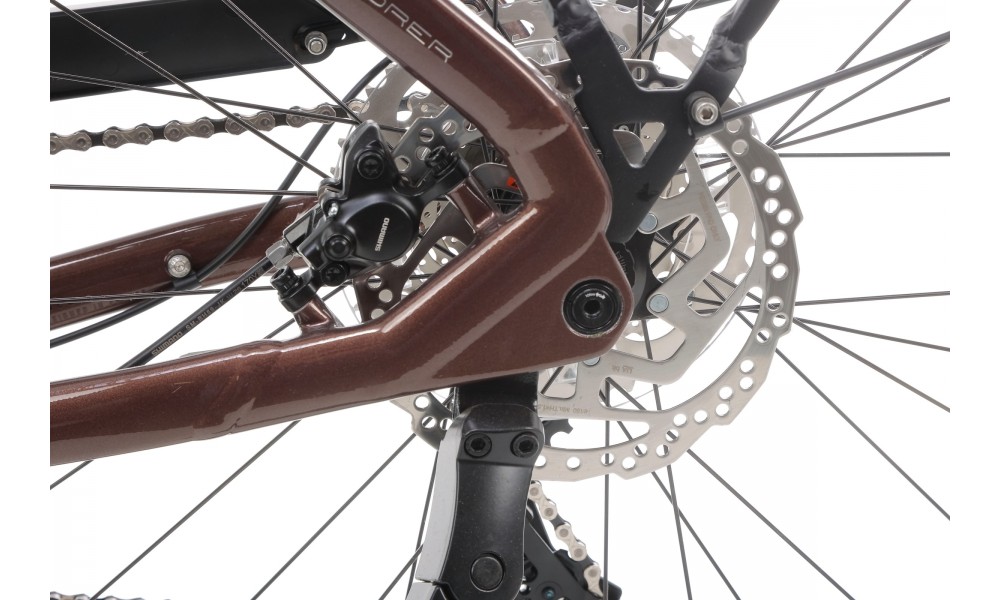 Rower trekkingowy elektryczny Lapierre E-EXPLORER 6.5 High - brązowy