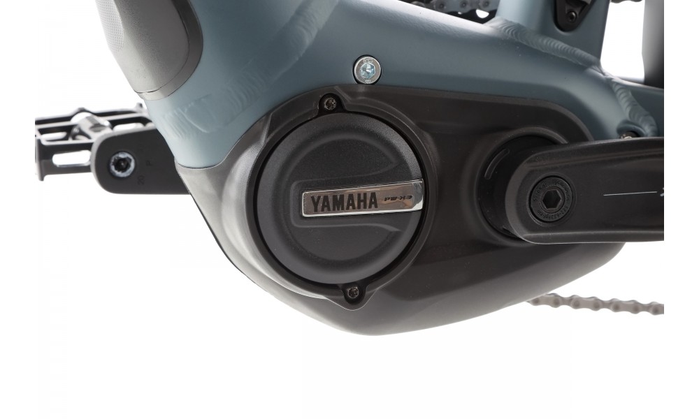 Rower trekkingowy elektryczny Winora Yucatan X12 Low - niebiesko-szary