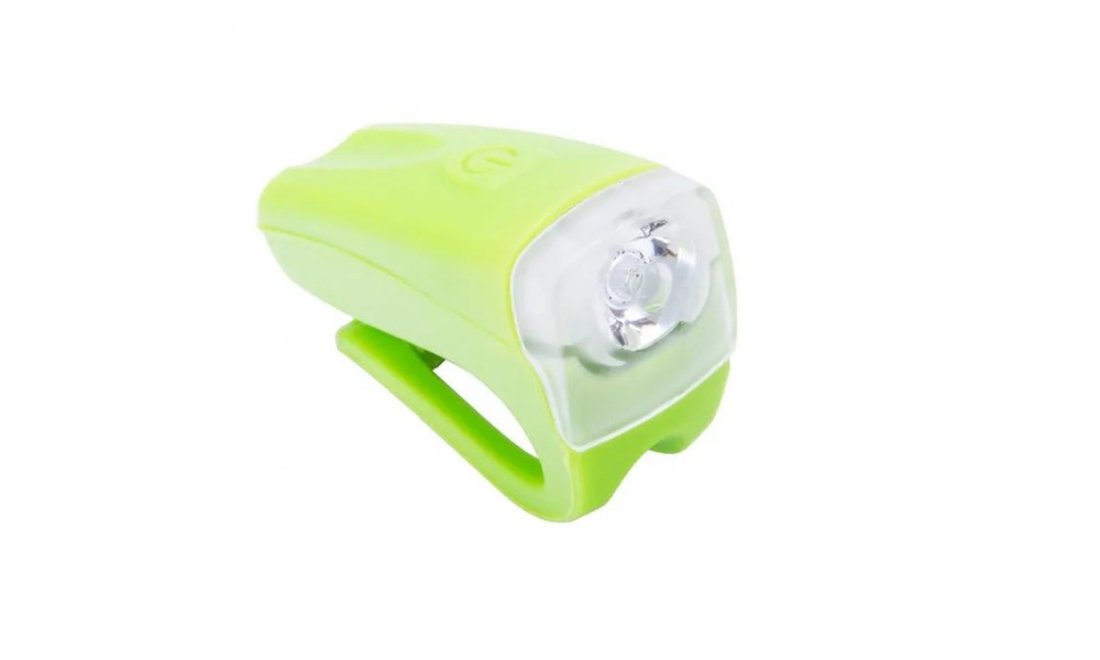 Lampa przód Romet 1-Led 3W - zielony