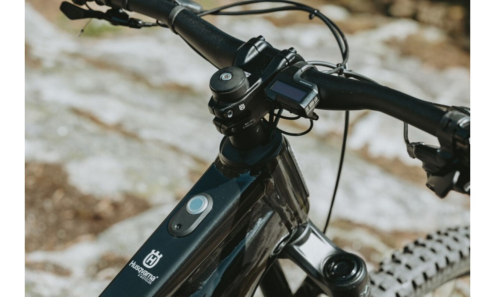 Rower górski elektryczny Husqvarna Hard Cross HC2 - czarno-biały