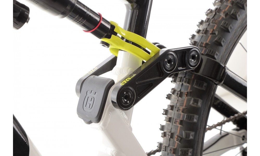 Rower górski elektryczny Husqvarna Hard Cross HC2 - czarno-biały