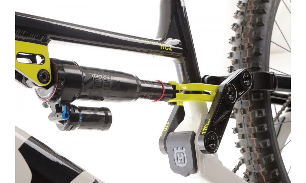 Rower górski elektryczny Husqvarna Hard Cross HC2 - czarno-biały