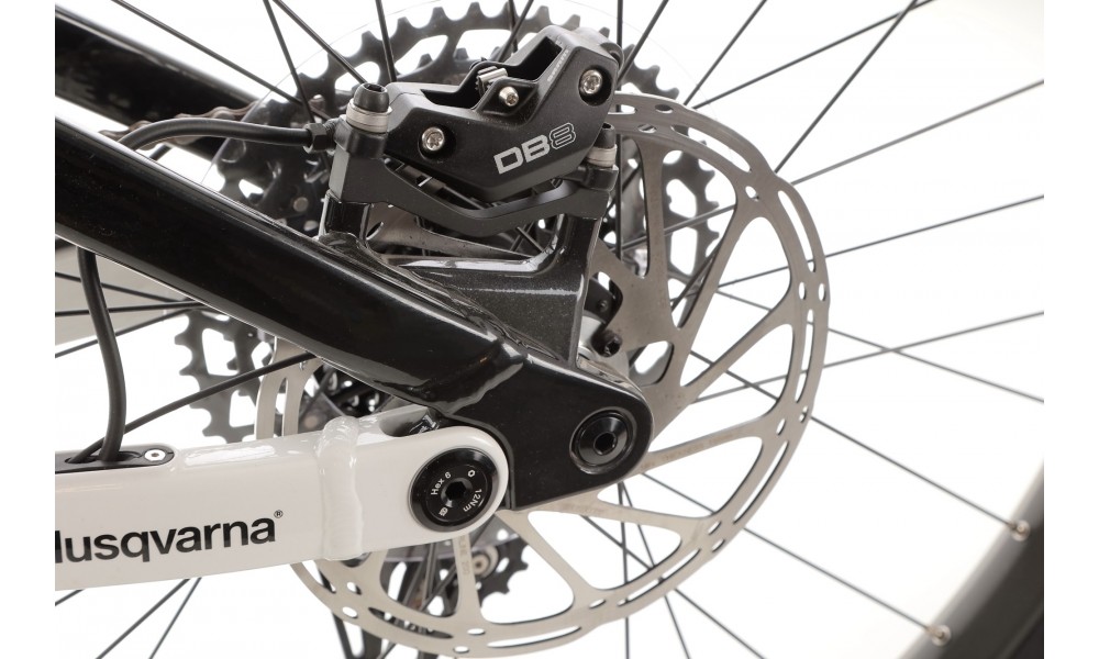 Rower górski elektryczny Husqvarna Hard Cross HC2 - czarno-biały