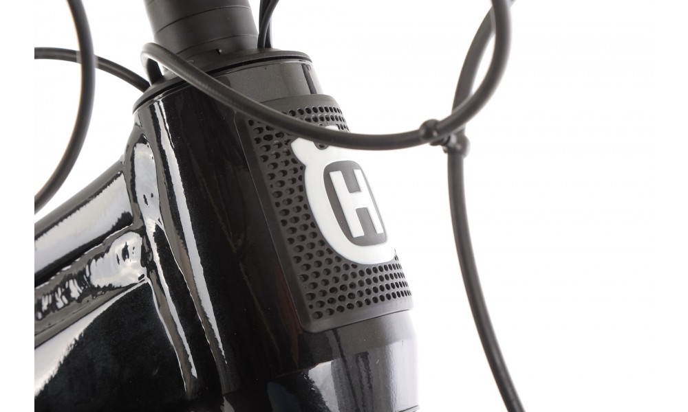 Rower górski elektryczny Husqvarna Hard Cross HC2 - czarno-biały