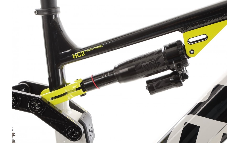 Rower górski elektryczny Husqvarna Hard Cross HC2 - czarno-biały