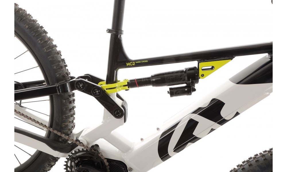 Rower górski elektryczny Husqvarna Hard Cross HC2 - czarno-biały