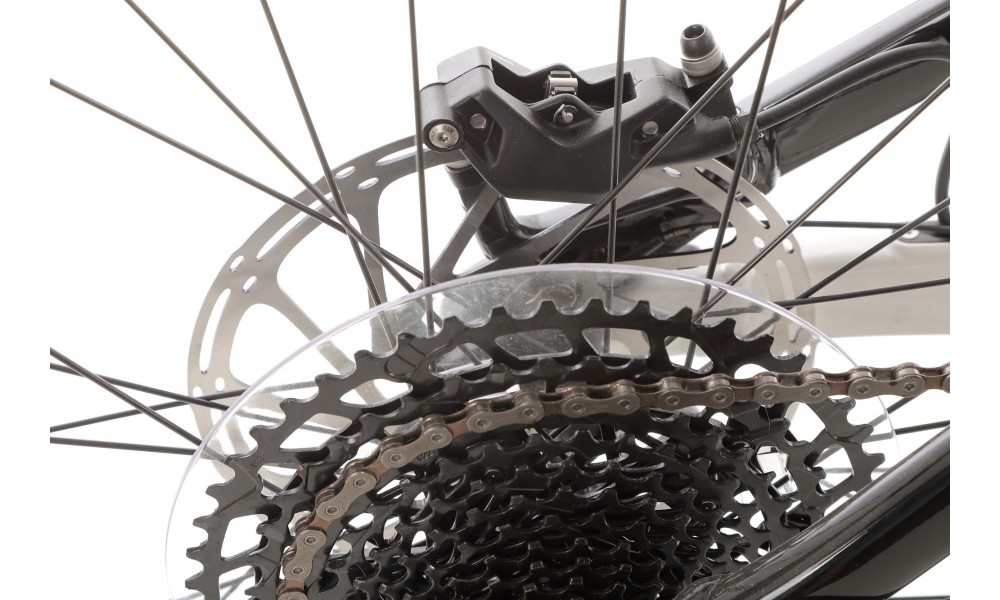 Rower górski elektryczny Husqvarna Hard Cross HC2 - czarno-biały