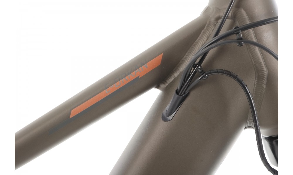 Rower trekkingowy elektryczny Romet Orkan RM 2 D Integrated - oliwkowy