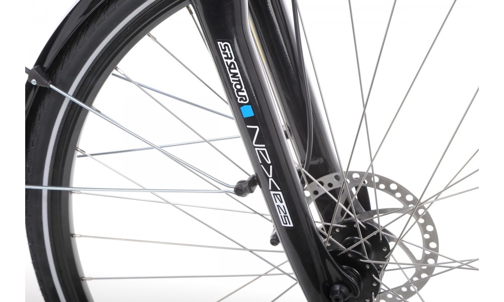 Rower trekkingowy elektryczny Romet Orkan RM 2 D Integrated - pistacjowo-łososiowy