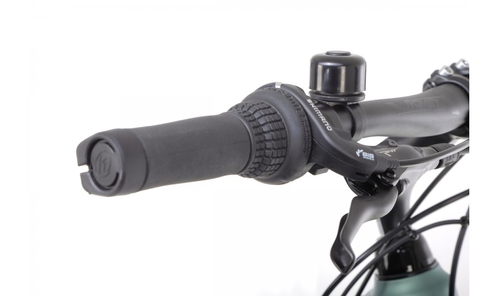 Rower trekkingowy elektryczny Romet Orkan RM 2 D Integrated - pistacjowo-łososiowy