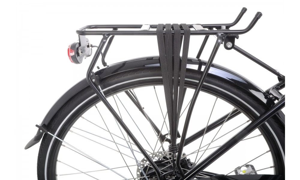 Rower trekkingowy elektryczny Romet Orkan RM 2 M Integrated - czarny