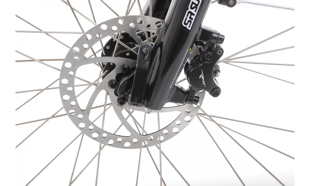 Rower trekkingowy elektryczny Romet Orkan RM 2 M Integrated - czarny