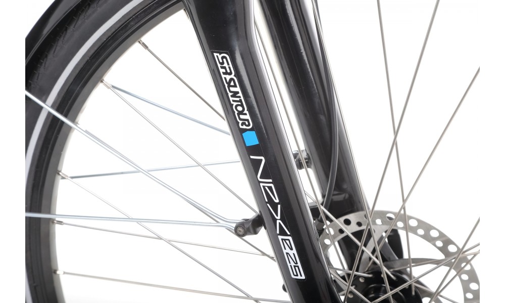 Rower trekkingowy elektryczny Romet Orkan RM 2 M Integrated - czarny