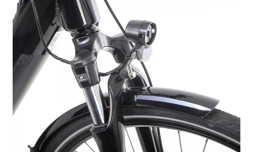 Rower trekkingowy elektryczny Romet Orkan RM 2 M Integrated - czarny