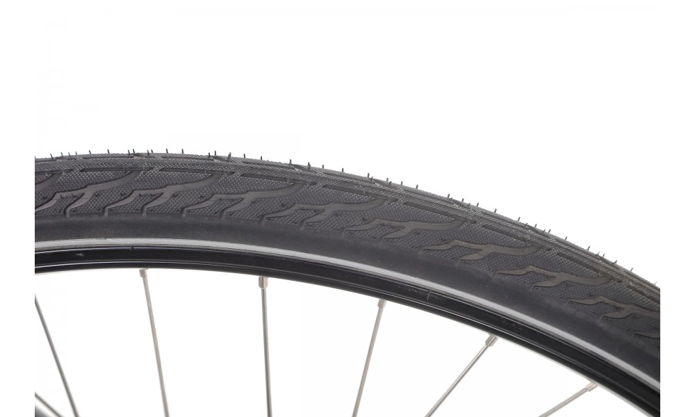 Rower trekkingowy elektryczny Romet Orkan RM 2 M Integrated - czarny