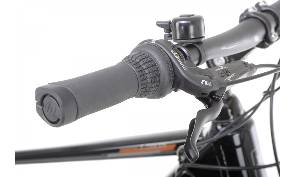 Rower trekkingowy elektryczny Romet Orkan RM 2 M Integrated - czarny