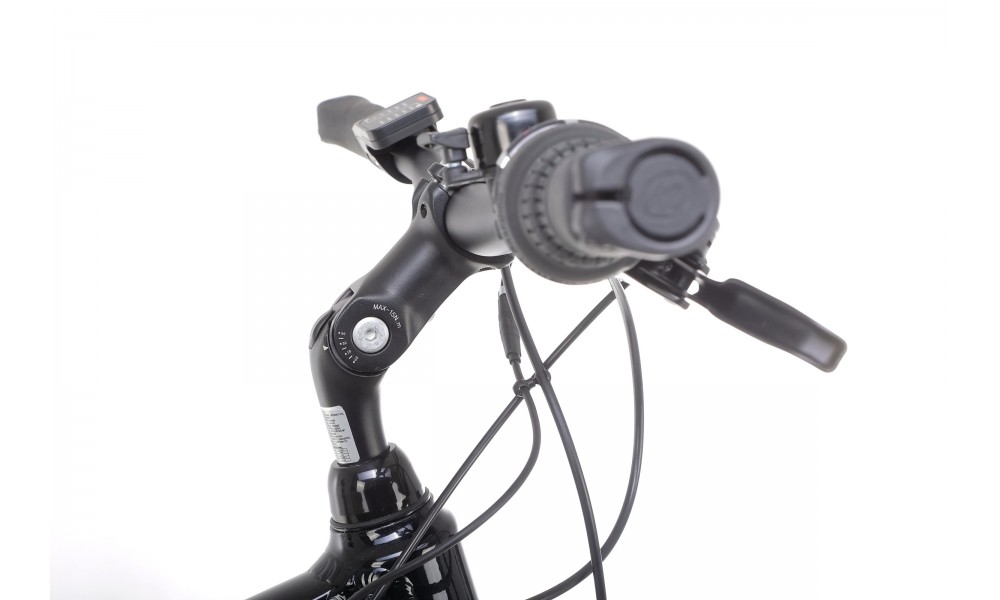 Rower trekkingowy elektryczny Romet Orkan RM 2 M Integrated - czarny