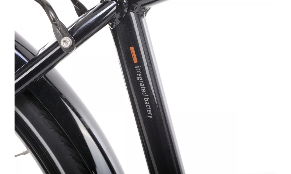 Rower trekkingowy elektryczny Romet Orkan RM 2 M Integrated - czarny