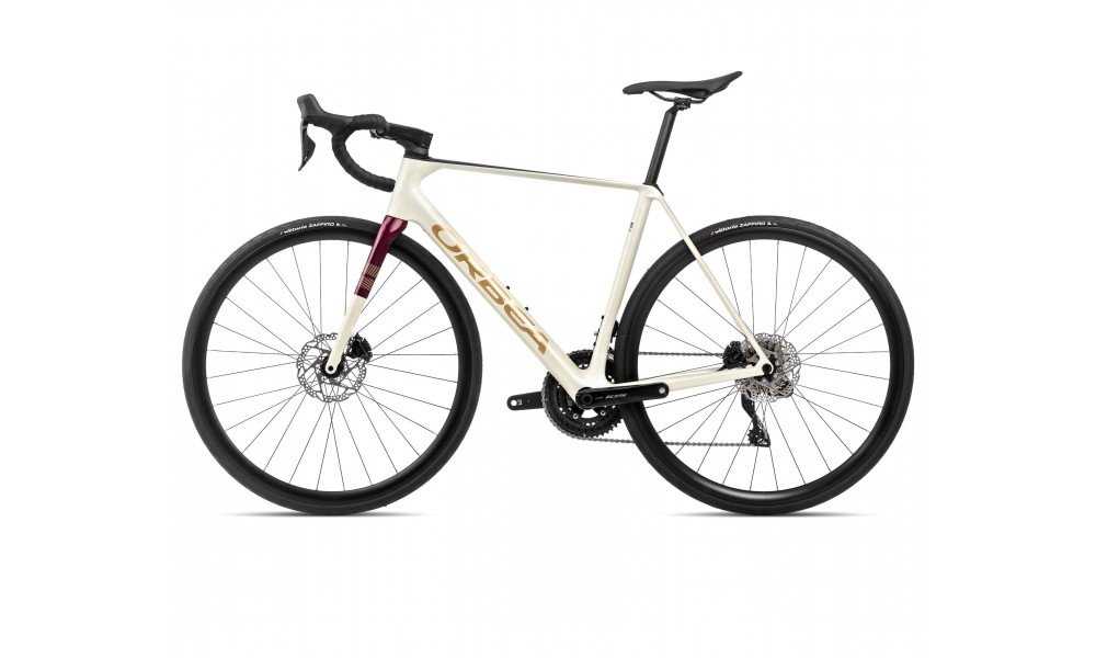 Rower szosowy Orbea Orca M30i 2024 - kremowo-burgundowy
