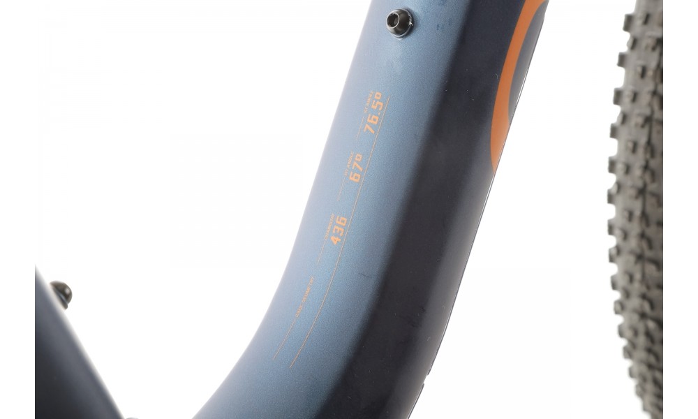 Rower górski Orbea OIZ H10 2024 - niebiesko-pomarańczowy