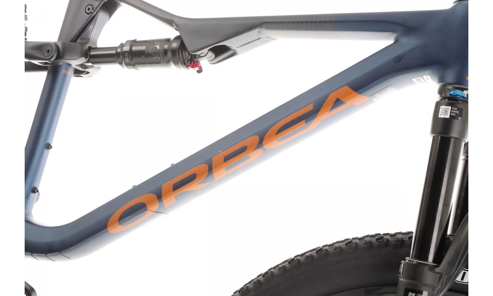 Rower górski Orbea OIZ H10 2024 - niebiesko-pomarańczowy