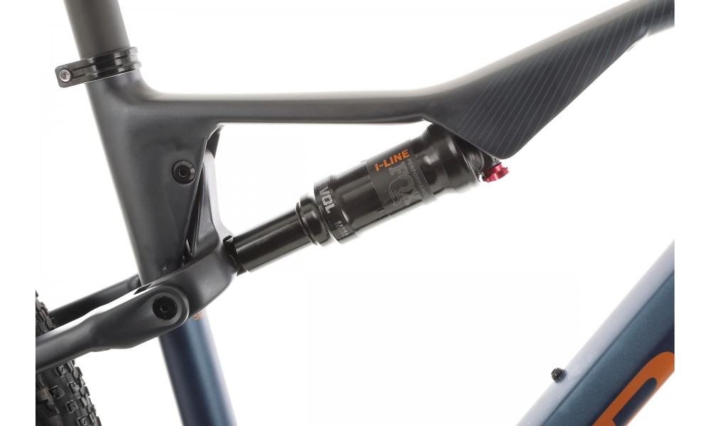 Rower górski Orbea OIZ H10 2024 - niebiesko-pomarańczowy