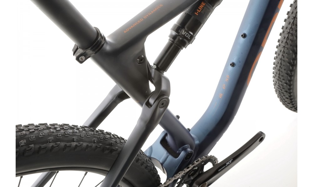 Rower górski Orbea OIZ H10 2024 - niebiesko-pomarańczowy