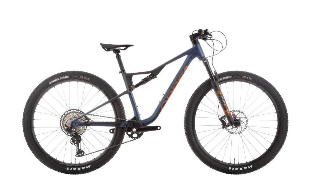 Rower górski Orbea OIZ H10 2024 - niebiesko-pomarańczowy