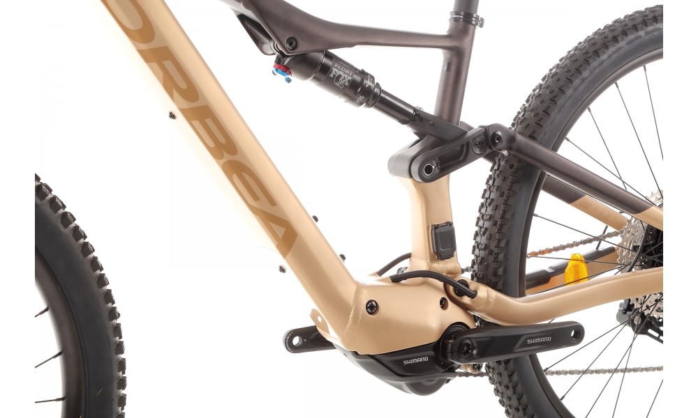 Rower górski elektryczny Orbea RISE H30 2024 - brązowy