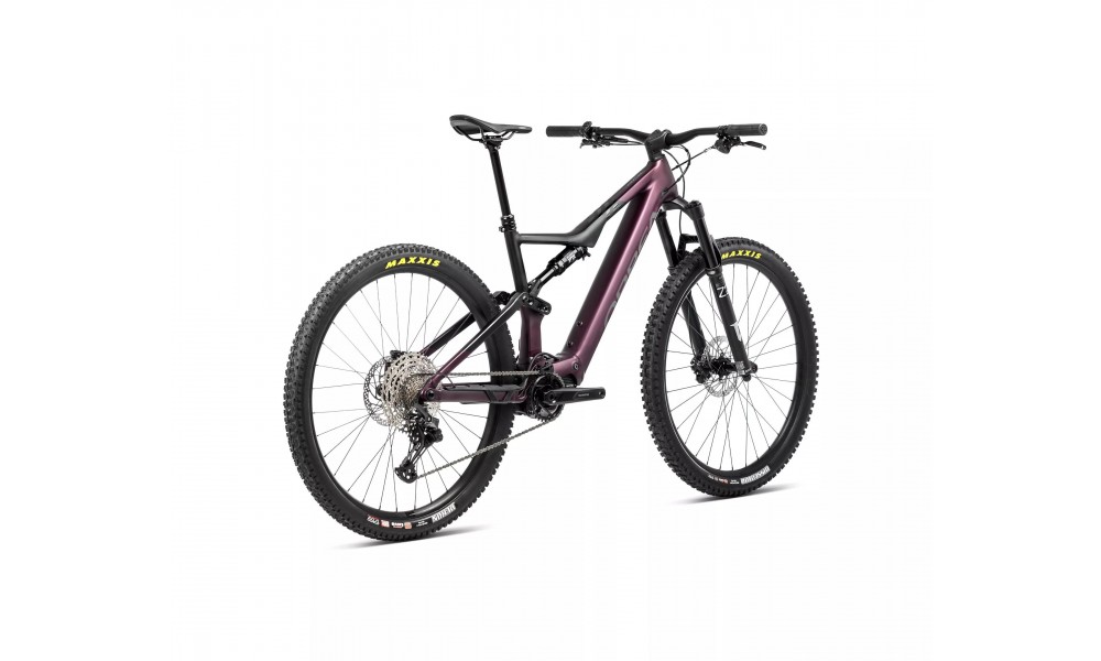 Rower górski elektryczny Orbea RISE H30 2024 - fioletowo-czarny