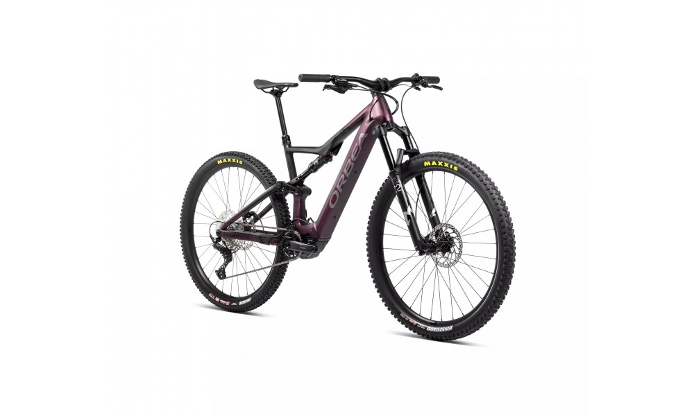Rower górski elektryczny Orbea RISE H30 2024 - fioletowo-czarny