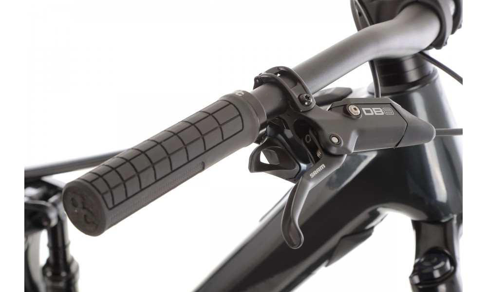 Rower górski elektryczny Orbea WILD H20-EAGLE 2024 - szaro-niebieski