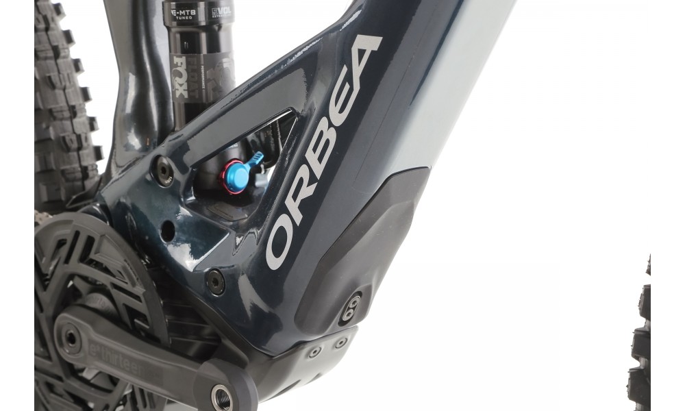 Rower górski elektryczny Orbea WILD H20-EAGLE 2024 - szaro-niebieski