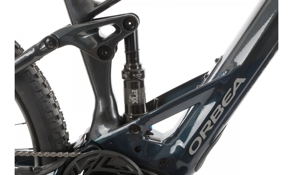 Rower górski elektryczny Orbea WILD H20-EAGLE 2024 - szaro-niebieski