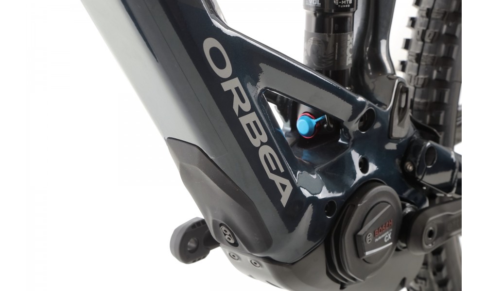 Rower górski elektryczny Orbea WILD H20-EAGLE 2024 - szaro-niebieski