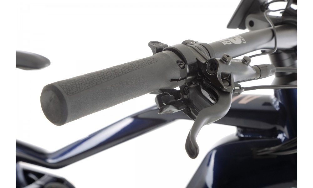 Rower górski elektryczny Haibike Adventr FS 11 - granatowy-czarny