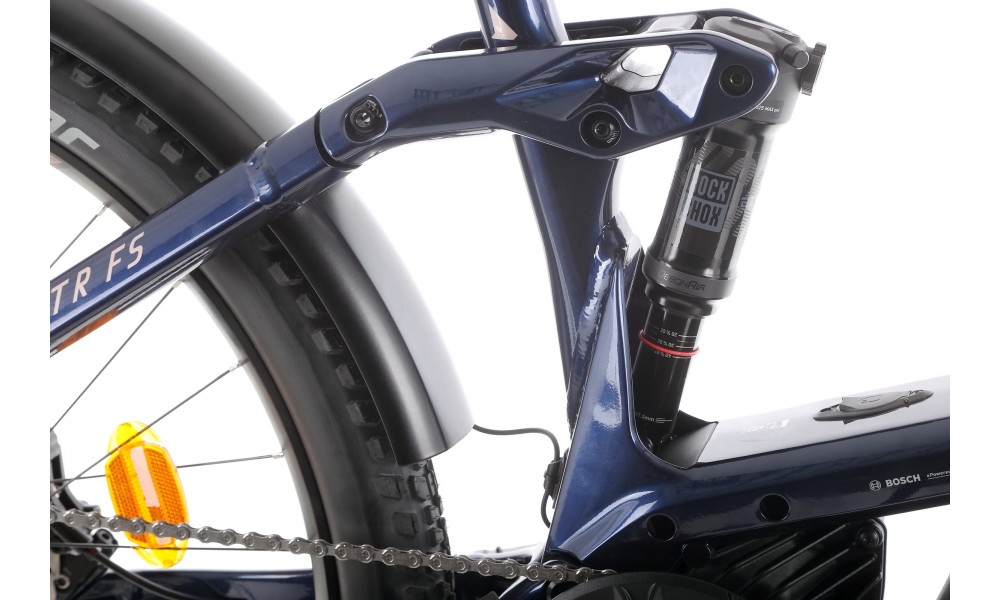 Rower górski elektryczny Haibike Adventr FS 11 - granatowy-czarny