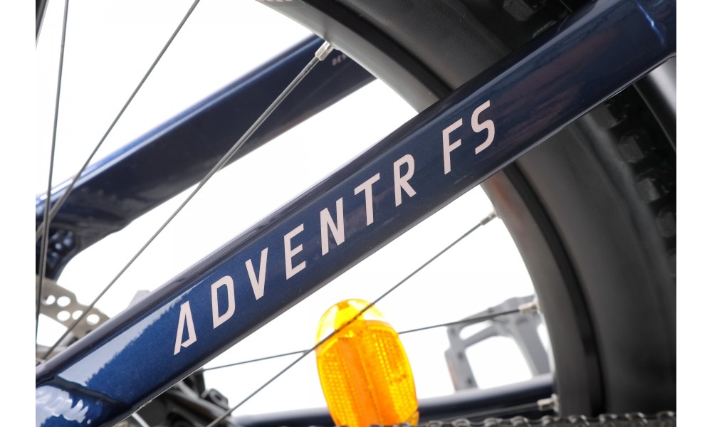 Rower górski elektryczny Haibike Adventr FS 11 - granatowy-czarny