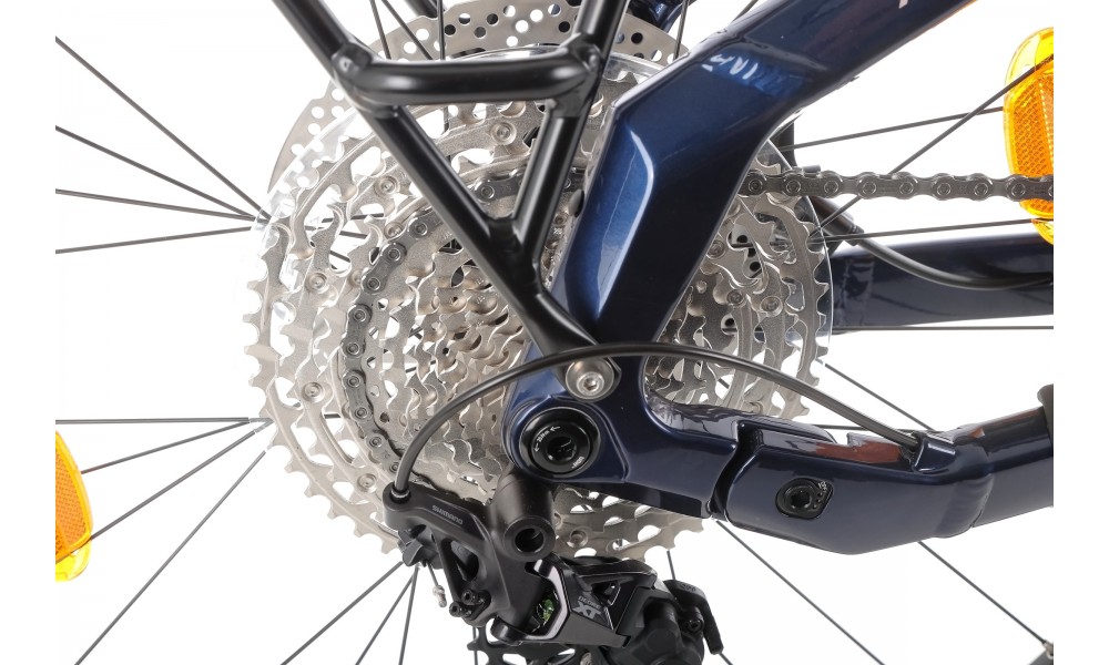 Rower górski elektryczny Haibike Adventr FS 11 - granatowy-czarny