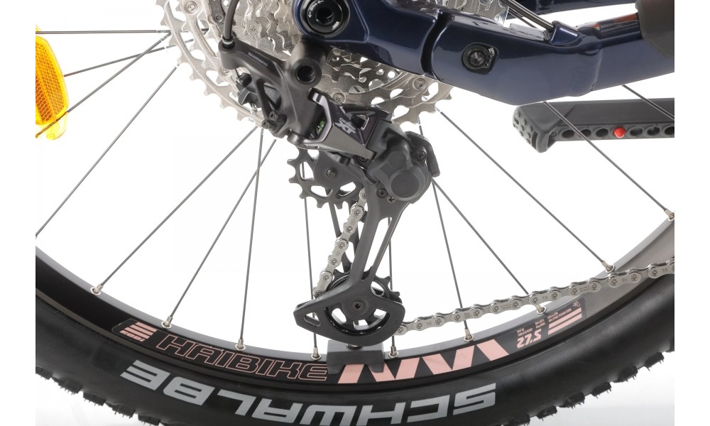 Rower górski elektryczny Haibike Adventr FS 11 - granatowy-czarny