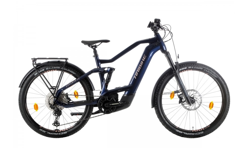 Rower górski elektryczny Haibike Adventr FS 11 - granatowy-czarny